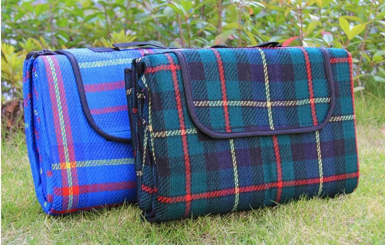 Folding Cashmere PE Cotton 200x150cm Camping Mat Portable Outdoor