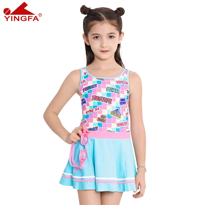 

Swimsuit Girls One Piece Swimwear Y0366 Bodysuit Children Beachwear Sports Swim Suit Bathing Suit Girls One-Piece Skirt Swimsuit