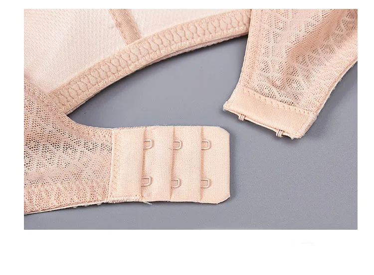 Задняя застежка отжимать Bralette Беспроводной женское нижнее белье ультра тонкий