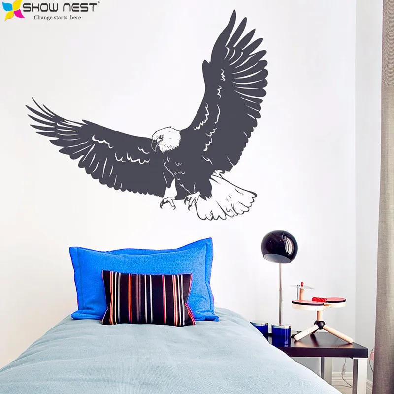 Aliexpress.com : Buy Flying Eagle Wall Decal American Bald Eage Wall