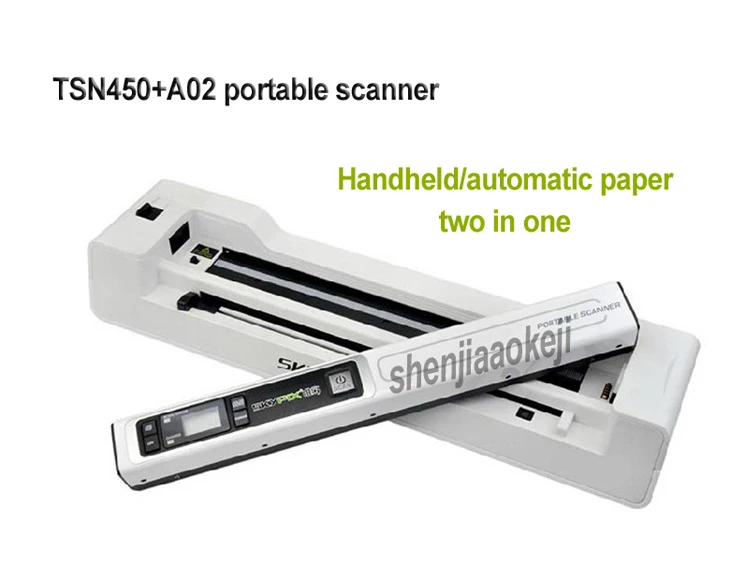 Портативный сканер автоматический Бумага кормления мини офисный сканер TSN450+ A02 высокое Скорость сканер изображений для A4/A5/5R/4R/3R Бумага 1 шт