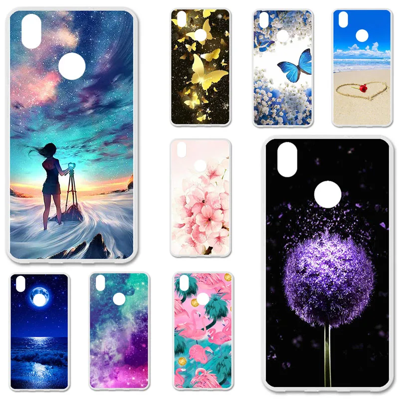 

TPU Cases For TP-Link Neffos C7 Case Silicone Floral Painted Bumper For TP-Link Neffos Y7 5.5 inch Phone Cover Soft Back Fundas