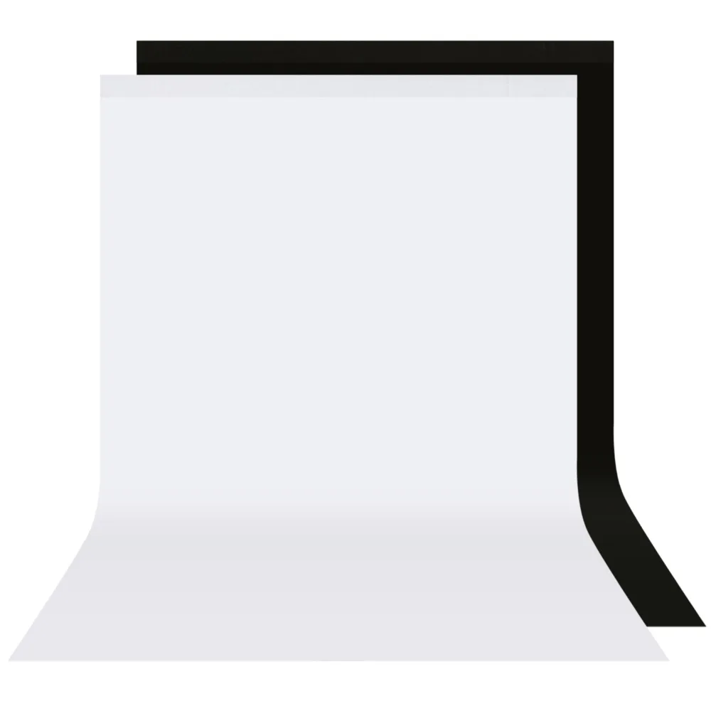 

Neewer 2 Pieces 6x9 feet/1.8x2.8m Photo Studio Background 100 Percent Pure Muslin Collapsible Backdrops for Product Photography