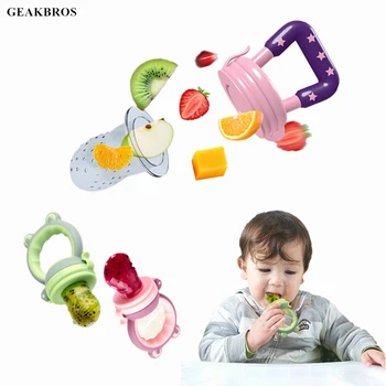 

Silicone Baby Pacifier Infant Nipple Soother Toddler Kids Pacifier Feeder For Fruits Food Dummy Baby Feeding Pacifier Bottle