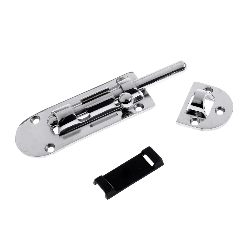 Marine Grade 316 Stainless Steel Deck Hinge Bolt Latch Door Hinge Strap for Boat RV Hatch Locker Compartment