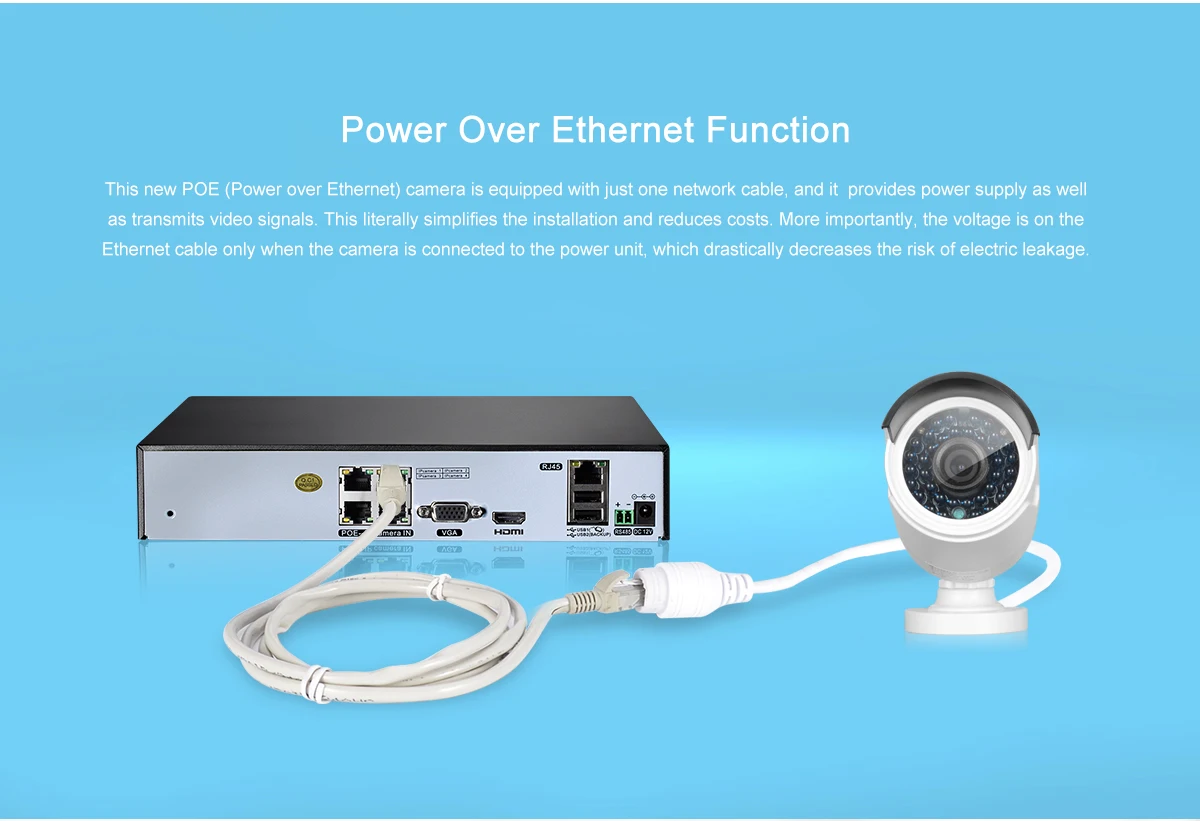 Sistema de Segurança Sistema de Câmera de Vigilância ir ao ar Sannce Rede Poe Nvr Kit Cctv 2.0mp Câmera ip Visão Noturna Livre 4ch 1080 p 5 ip visão noturna ir ao ar livre