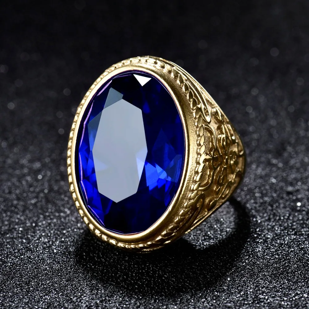 XIAGAO кольцо для мужчин, подарок, 3 цвета, Овальный квадратный камень, титановая нержавеющая сталь, мужское кольцо, модное мужское кольцо с крестом для мальчика