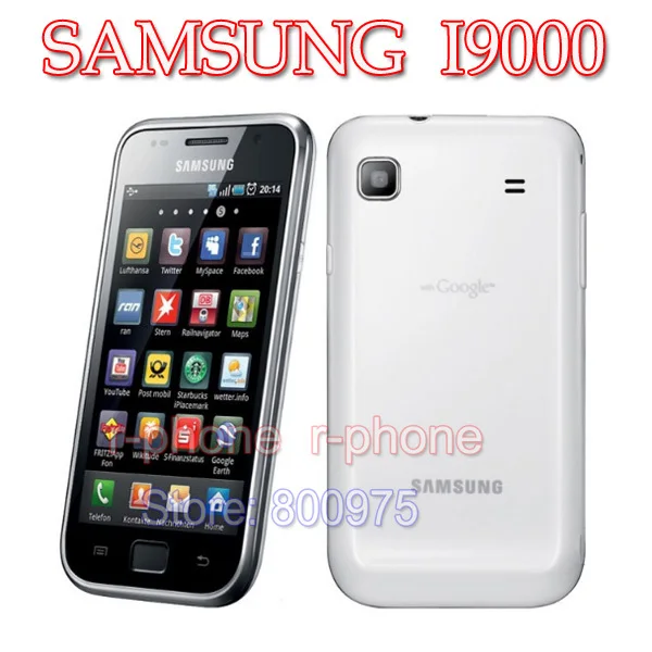 Восстановленный Оригинальный смартфон Samsung I9000 Galaxy S мобильный телефон 3G WiFi GPS 5 Мп
