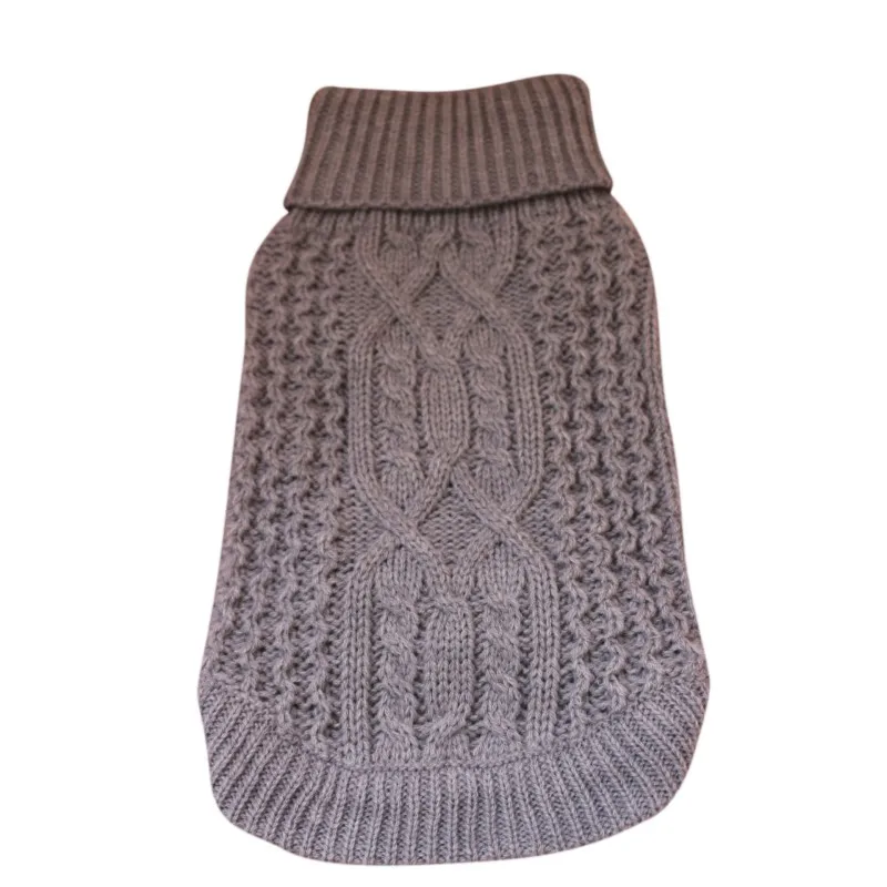 

Fashion Winter Solid Dog Sweater Pet Dog Cat Clothes Small and Large Dog Sweaters for Chihuahua Knit Dog Sweater