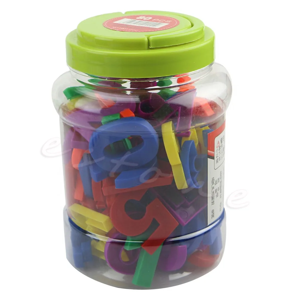 

80Pcs/Set Fridge Magnet Letters Education Alphabet Numbers Baby Toys For New good quality