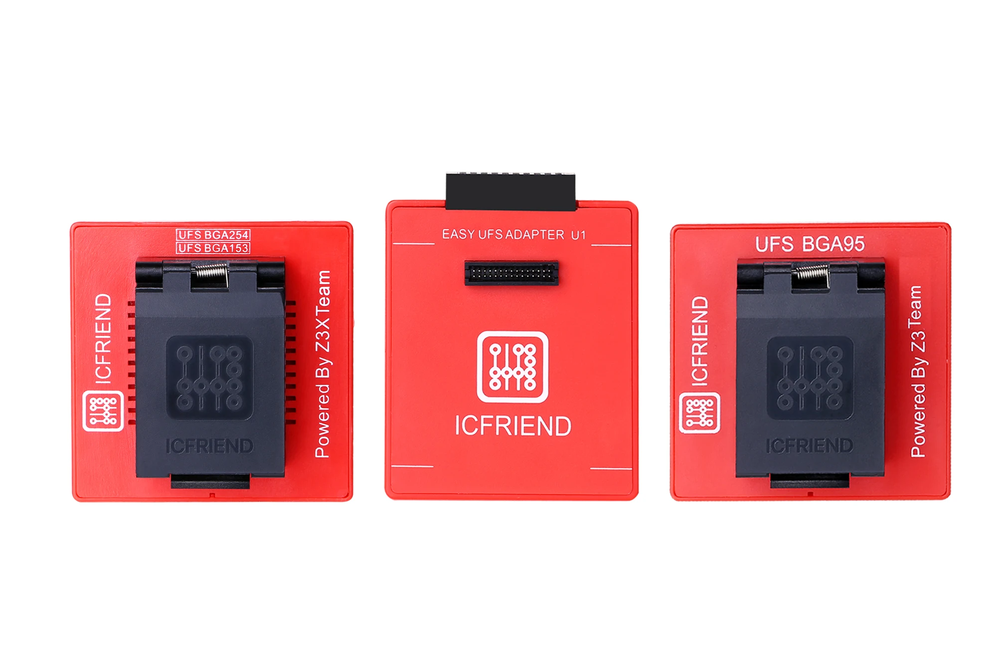 Новейший UFS разъем адаптера ICFriend ICs-UFS 3 в 1 поддержка UFS BGA254 BGA153 BGA95 с легкий JTAG плюс коробка