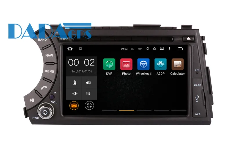 Top 2 din Android 7.1 Car GPS Navigation DVD Player Car Radio for SSANGYONG Kyron Actyon,Micro Kyron,Korando,Micro Actyon 2005+ Auto 6
