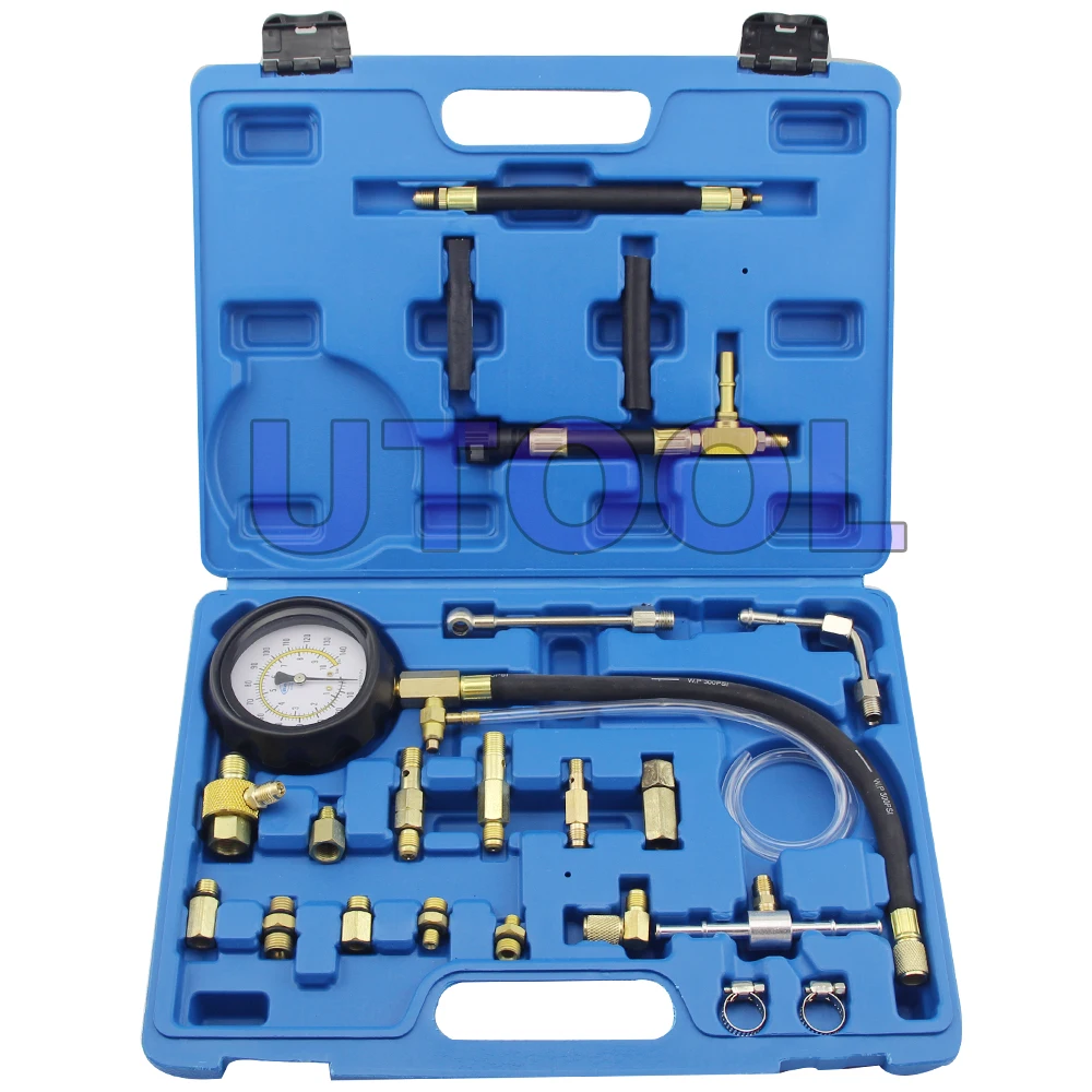 TU 114 Fuel Pressure Gauge Fuel Pmup Compression Tester for Automotive Repair