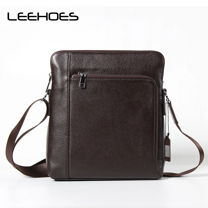Designers Brand Men's Messenger Bags Genuine Leather Vintage Men Shoulder Bag Crossbody Bag Small Sacoche Homme Satchels Bolsos Designers Brand Men's Messenger Bags Genuine Leather Vintage Men Shoulder Bag Crossbody Bag Small Sacoche Homme Satchels Bolsos