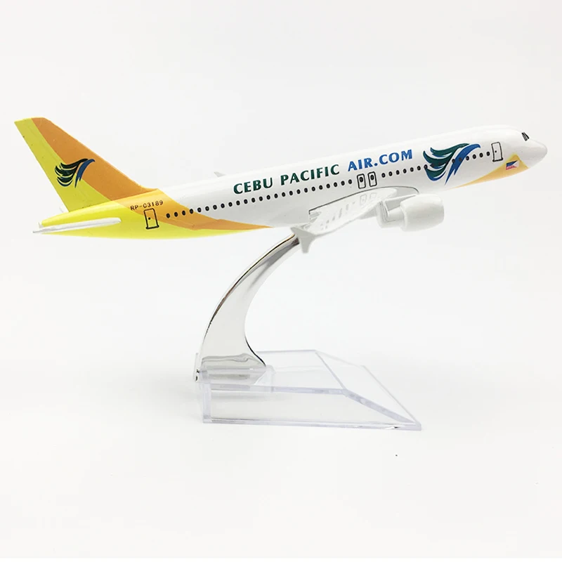 Филиппинский CEBU PACIFIC AIR модель аэроплана airairbus A320 16 см литье под давлением из