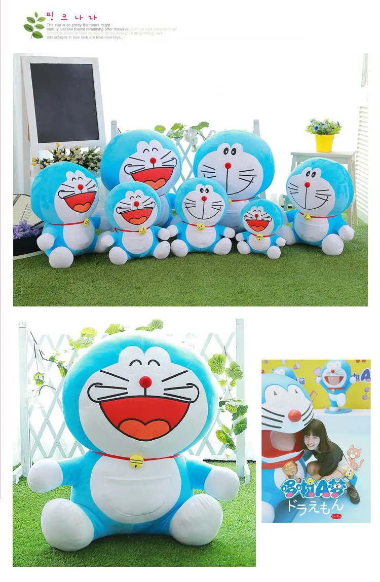 Новая мода 30 см мило Doraemon Плюшевые игрушки pp хлопок хорошего качества особенно прекрасная игрушка