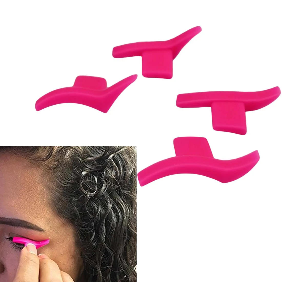 

Twinkle Slender Eye Wing tail seal 1Pair Eyeliner Template Stencil Models /Professional Makeup New Wing Style/ Large Size