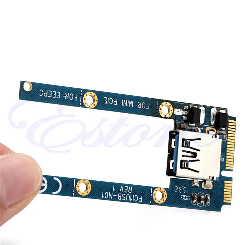 

Support USB WiFi Bluetooth Adapter Reader Mini PCIe mPCIe to USB 2.0 Port Card ( 6.90*2.95*0.60cm)