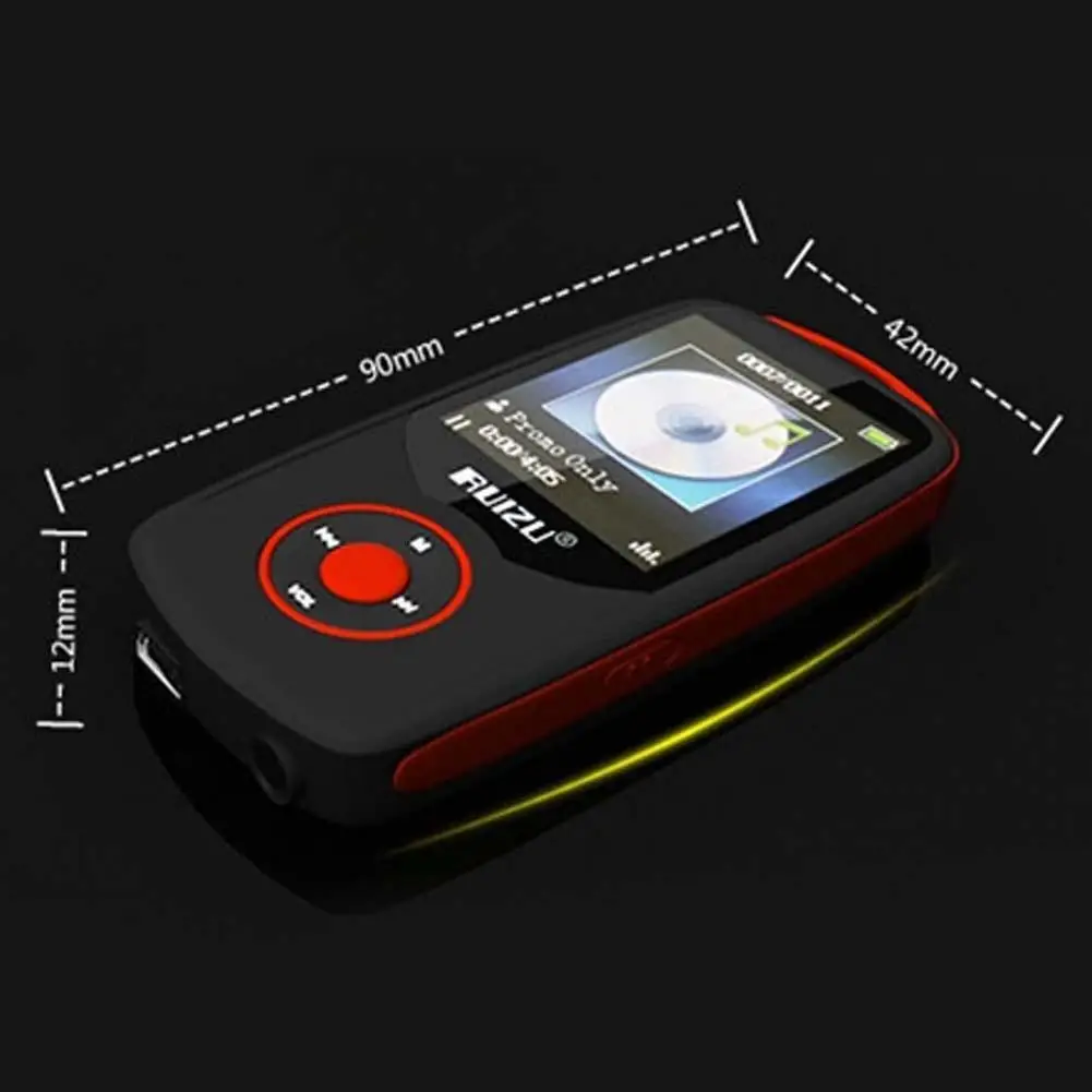 RUIZU X06 MP3 плеер 4 Гб 0 Спорт Высокое качество без потерь Музыкальный рекордер fm