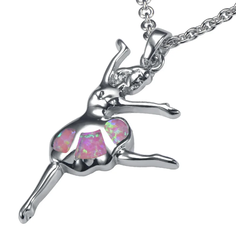 Pink Fire Opal 925 Sterling Silver Pendant P171-in Pendants from
