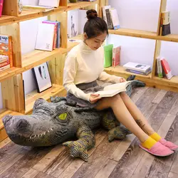 Креативная модель плюшевого животного игрушка чучела кукла "крокодил" для ребенка мультфильм плюшевые подушки реквизит для фото девочка