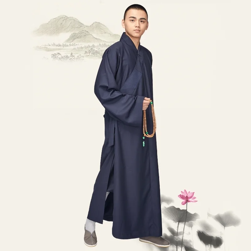 Buddhist monk robes clothing vest costume shaolin monk meditation clothes mala shaolin monk robes clothing TA540