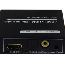 [Био безопасный] Full HD 1080 P 50/60Hz HDMI аудио сплиттер 2,1 5,1 аудио и видео сепараторы оптического волокна 3,5mm декодер