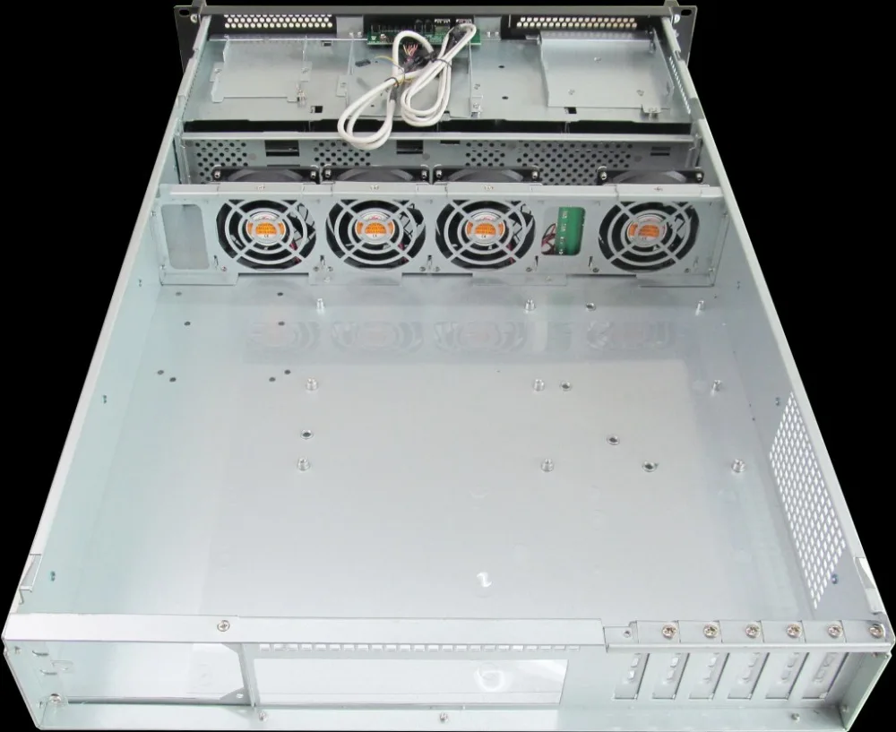 Промышленный шасси 2U550mm глубокий ходовой шасси с горячей заменой шасси для мониторинга сервера хранения