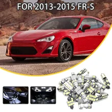 Для Scion FR-S 2013-2015 11 шт. синий белый красный автомобиль светодиодный лампы Интерьер посылка комплект купольные огни номерной знак свет карта