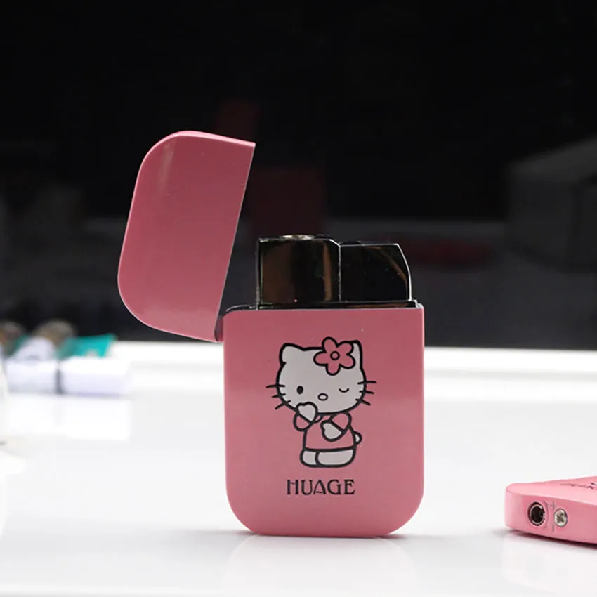  Hello  Kitty  Shape Inflatable Gas  Lighter Women Cute Cat 