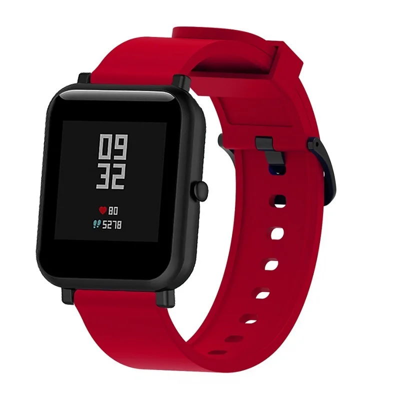 Ремешок силиконовый для смарт часов Xiaomi Huami Amazfit Bip 20 мм|Смарт-аксессуары| |