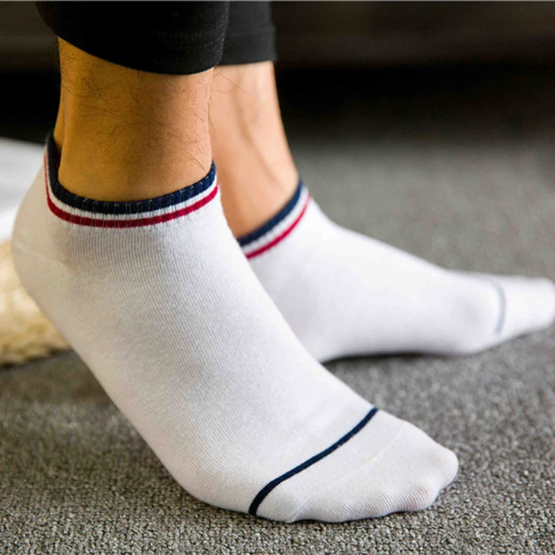 2018 Новое поступление Для мужчин подростков короткие носки Повседневное Летний стиль бренд Модные хлопковые носки Мужская одежда носки Meias