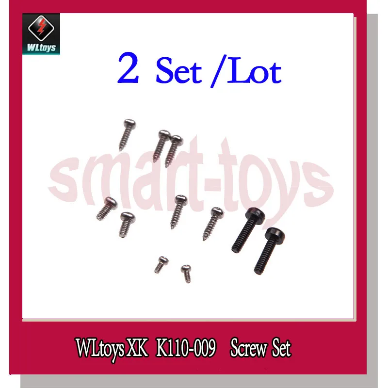 

2Set K110 Screw Set K110-009 Screws for Wltoys K110 RC Helicopter Spare Parts