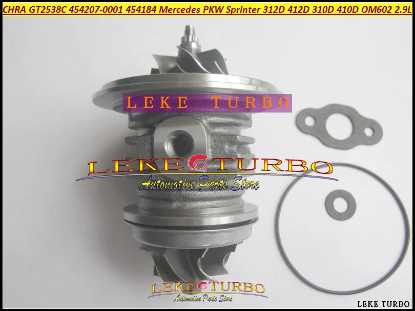 CHRA GT2538C 454207-0001 454207 454184 454111 For Mercedes PKW Sprinter 212 312D 412D 210D 310D 410D OM602 2 (1)