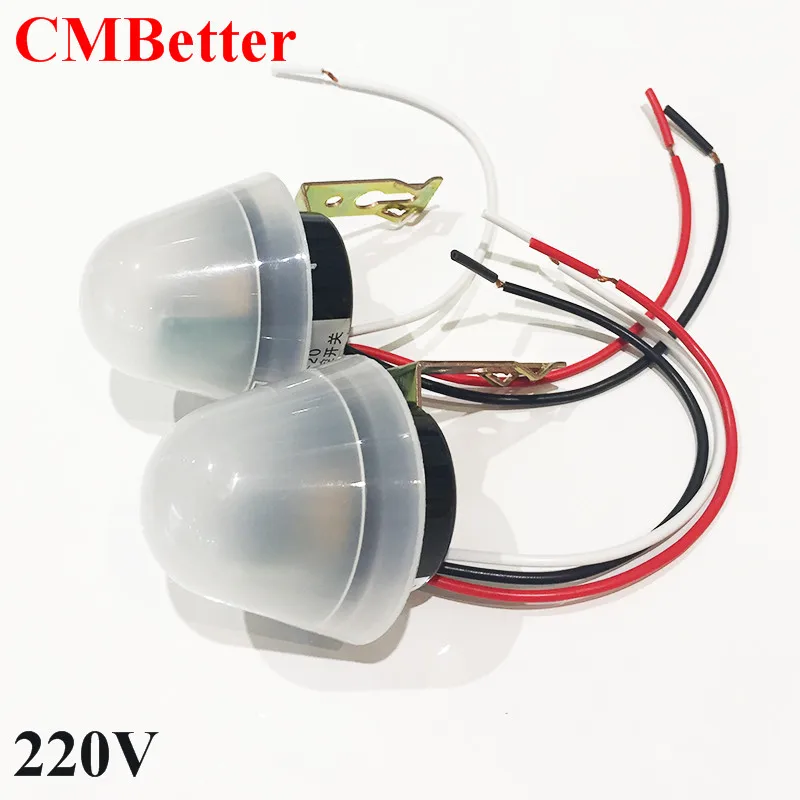 Автоматический Фотодатчик CMBetter фотопереключатель реле Mayitr 220 В для улицы L
