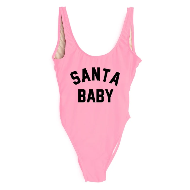 santa baby bathing suit