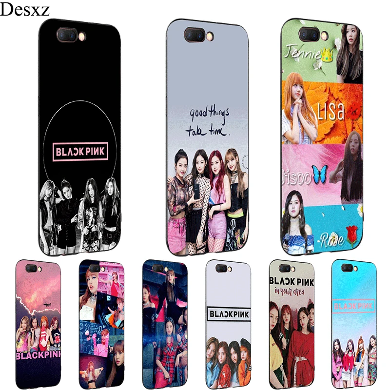 

Desxz Cell Phone Case Silicone BLACKPINK For OPPO A3s A5 A39 A57 F1s A59 A83 A1 A73 F5 F7 F9 A7X R9 R9S R11 Cover