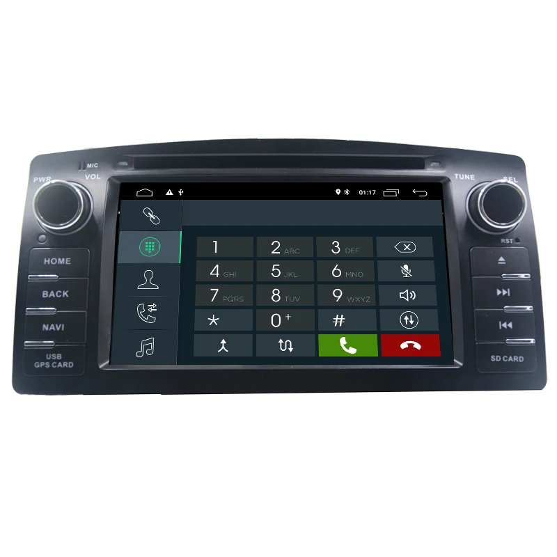 Android 7 1 Автомобильный dvd плеер для Toyota Corolla E120 BYD F3 Стерео GPS магнитофон головное