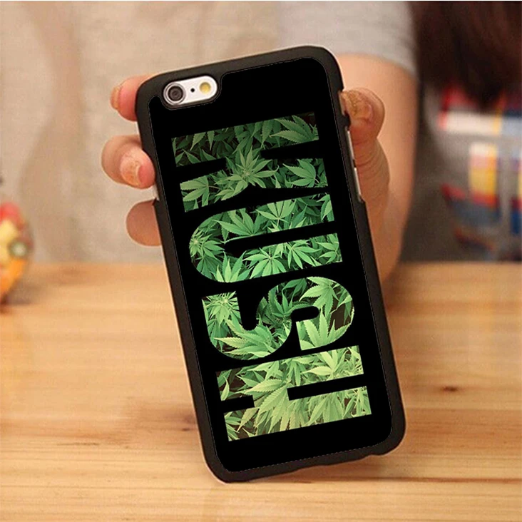 Popular KUSH pot weed Phone Cases OEM For iPhone 6 6S Plus 7 7 Plus 5