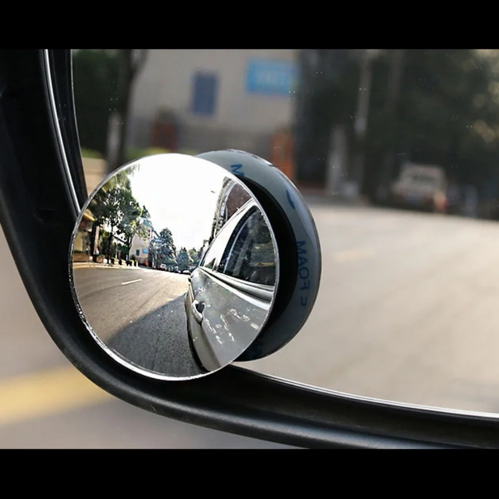 10 шт., 360 градусов, Бескаркасный ультратонкий широкий угол заднего вида, круглое выпуклое Автомобильное Зеркало для слепого пятна, Парковочное зеркало заднего вида с завязанными глазами