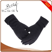 Новые Модные Элегантные женские теплые кружевные перчатки с сенсорным экраном, женские зимние кашемировые длинные перчатки с полным пальцем, варежки Guantes mujer L46