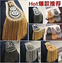 Patchs en strass pour vêtements, en métal, perlés, à coudre, appliqués