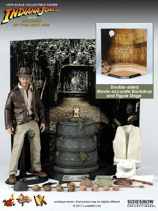 1//6 Scale Hot Toys DX05 Indiana Jones  Raiders Lost  Ark  Stand