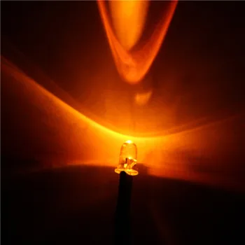 

20pcs/pag LED 3MM LED orange 9-12V DIODE Pre-Wired Resistor Emitting Diodes Round Top DC 20 CM