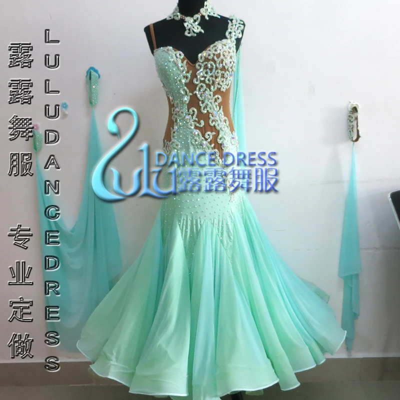 

Competition Ballroom dance dress,tango salsa samba dance dress,latin dance wear,Rumba Jive Chacha balck Dance Dress