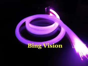 

2000 pcs optic fiber star ceiling kit,0.75mm PMMA fiber optic 3m long with 4 pcs high quality led illuminator with RF remote