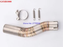 GSXR 1000 Link Pipe Stainless Steel Motorcycle Motorbike Exhaust Muffler Pipe Connector Link Pipe for GSXR