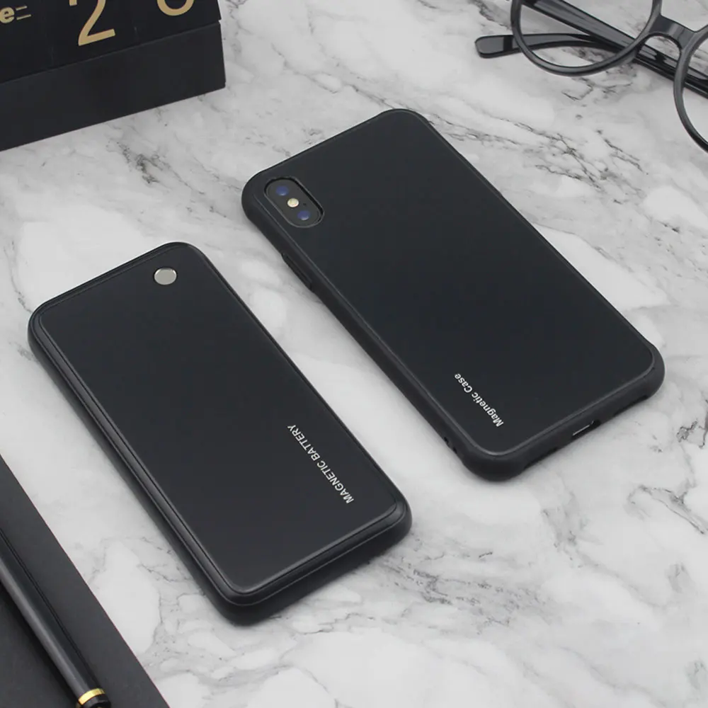 

KISSCASE Battery Charging Case For iPhone X 8 Plus XR XS Portable Power Bank Cases For iphone XS MAX External Battery Pack Cover