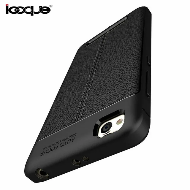 Best Offers ICOUQE Litchi PU Leather Case For Xiaomi Redmi 4A Cover Redmi 4A Soft Carbon Fiber For Coque xaomi redmi 4A Case redmi4A Capas