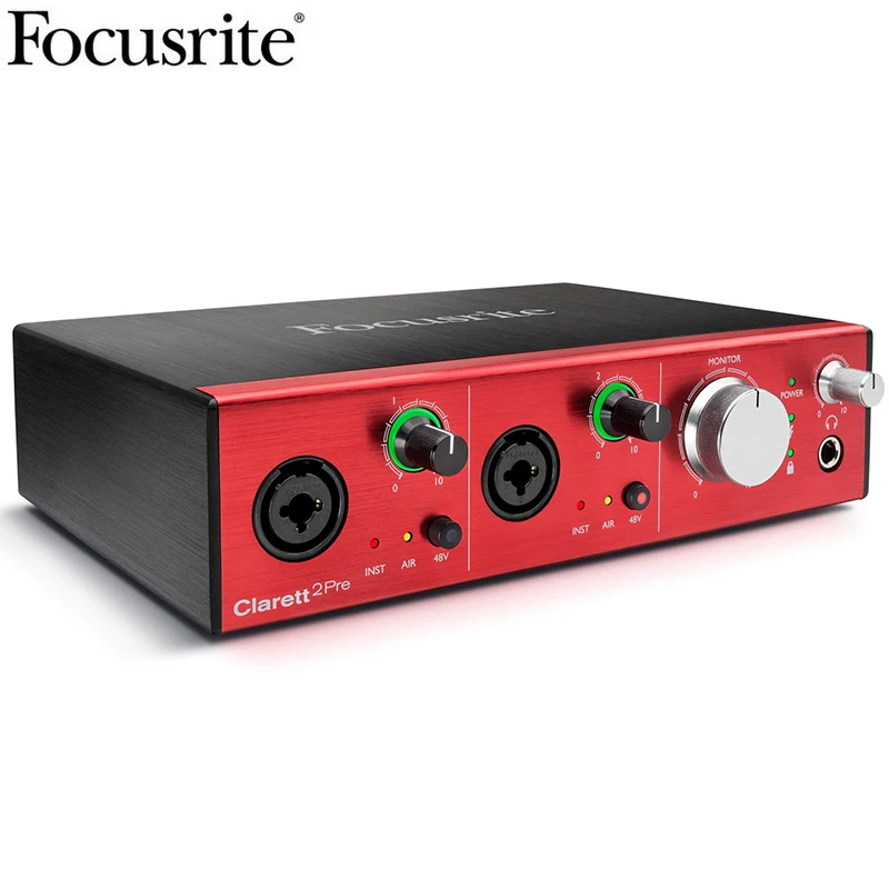 Звуковая карта Focusrite Clarett 2 предварительная USB запись 10 вход/4 выход аудио
